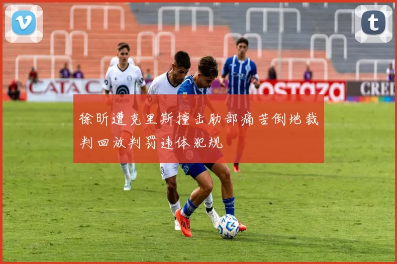 徐昕遭克里斯撞击肋部痛苦倒地裁判回放判罚违体犯规